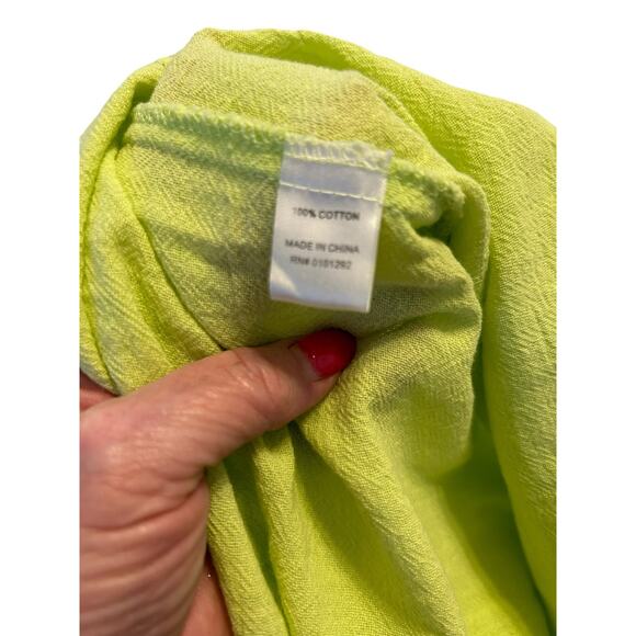 Lulu - B Lime Green Top - Size XL - Picture 4 of 8